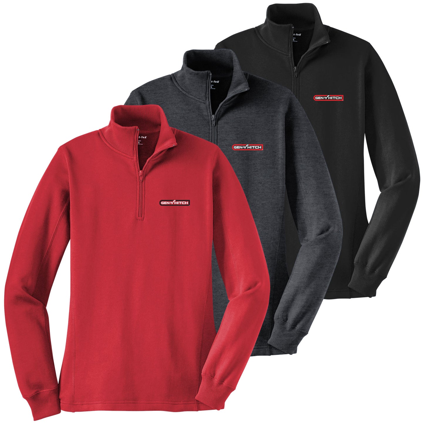 GYHJ9 Ladies 1/4 Zip Sweatshirt