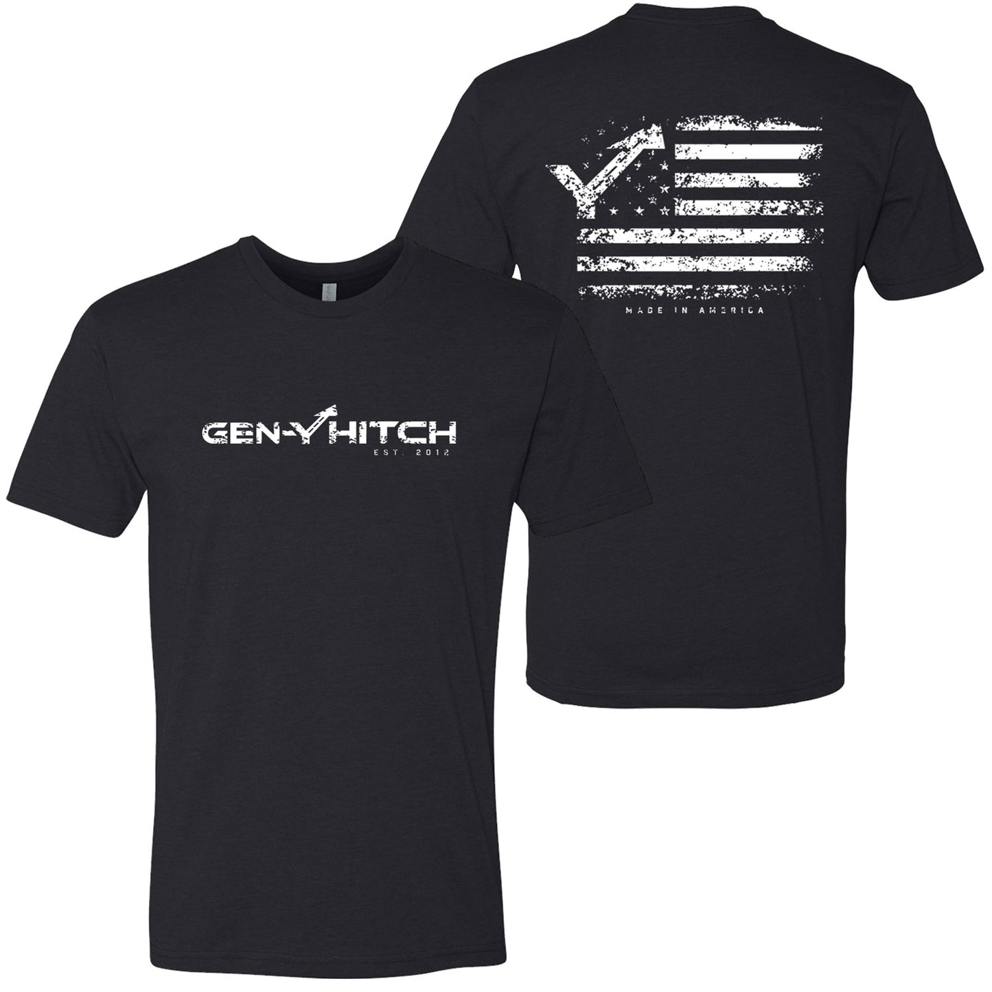 GYHS12 Distressed Flag Tee