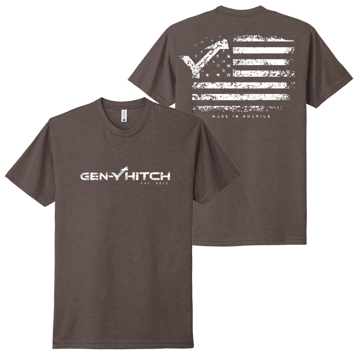 GYHS12 Distressed Flag Tee