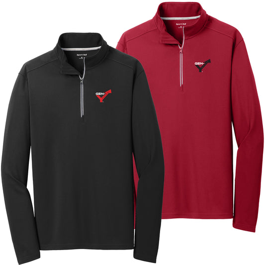 GYHJ17 Men's Textured 1/4 Zip Pullover